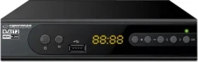 Esperanza EV106P čierna / Digitálny tuner DVB-T2 / H.265 / HEVC (EV106P)