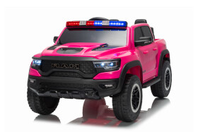 Mamido Mamido Elektrické autíčko Dodge Ram ružové s majákmi 4x4 | 12V10Ah