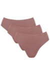 NOHAVIČKY SLOGGI GO DAILY COTTON TAI 3P mocca L