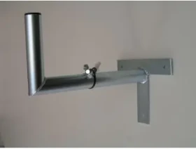 OEM / Držiak antény na stenu / T-konzola / 40 cm / O 42 mm / galvanický zinok (PK40T42)