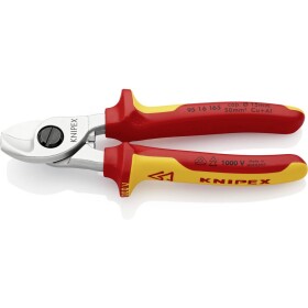 KNIPEX Kábelové nožnice KNIPEX, 165 mm, 15 mm, izolované rukoväte 2f návlek 1000 V VDE