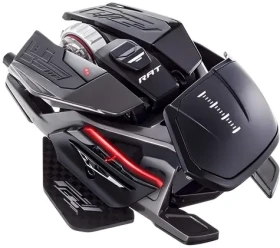 Mad Catz RAT X3 čierna / Herná myš / Optická / 16000dpi / 10 tlačidiel / USB / 3000Hz (MR05DCINBL001-0)