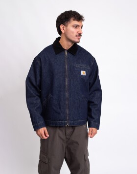 Carhartt WIP OG Detroit Jacket Blue/Black rinsed M