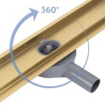 REA - Odtokový žľab Neox pre Brush Gold 80 REA-G2703