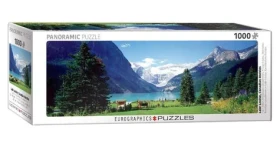EUROGRAPHICS Panoramatické puzzle Jazero Louise, Canadian Rockies