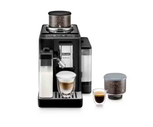 DeLonghi Rivelia EXAM440.55.B čierna / automatický kávovar na Espreso / 1450 W / 19 bar / 1.4 l (8004399026612)
