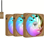Thermaltake Thermaltake CT120 EX Reverse ARGB Sync PC Obudowa komputera ventilátor 12 cm Hnedý, pieskový 3 ks