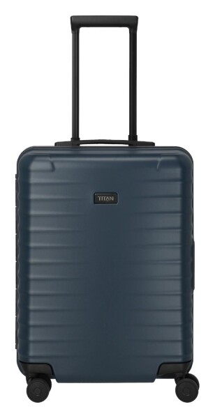 Malý škrupinový kufor Titan Overseas S20 Midnight blue