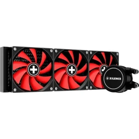 Xilence LiQuRizer LQ360 červeno-čierna / 3x 120mm / TDP 400W / 35.2 dB @ 1600 RPM / 70 CFM / AMD + Intel (XC978)