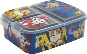 STOR Multi box na desiatu Tlapková patrola / 3 priehradky / bez BPA (81620)