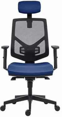 Powerton Tina modrá / Kancelárske ergonomické kreslo / nosnosť 120 kg (MKWPTIKDCMXA)
