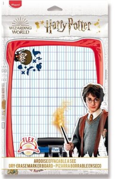 Maped Stierateľná tabuľka A4 (obojstranná) Harry Potter + fix (143032)