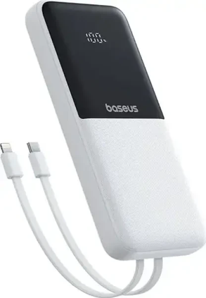 Baseus Lipow 10000 mAh biela / Powerbanka / 22.5W (6932172679323)
