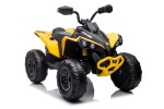 Mamido Detská elektrická štvorkolka Can-Am Renegade 180W 4x4 žltá