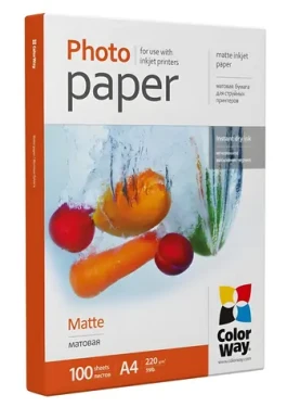 Colorway Fotopapier / Matný / A4 / 220g/m2 / 100 listov (PM220100A4)