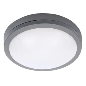 Solight WO781-G LED vonkajšie osvetlenie Siena sivá / 20W / 1500lm / 4000K / IP54 / 23cm (8592718029494)