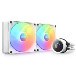 NZXT Kraken RGB 280 biela / 2x 140mm / Fluid Dynamic Bearing / 34.48 dB @ 1500 RPM / 90.79 CFM / AMD + Intel (RL-KR280-W1)