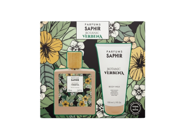 Saphir Botanic - VERBENA Darčeková sada EDT 100 ml + telové mlieko 150 ml
