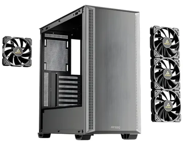 Antec P7 S čierna / Skriňa / Midi-Tower / ATX, M-ATX, Mini-ITX / bez zdroja (0-761345-10258-2)