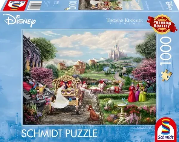 Schmidt Puzzle Popoluška: Šťastne až naveky