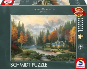 Schmidt Puzzle Večer pri jesennom jazere
