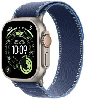 Apple Watch Ultra 3 GPS + Cellular 49mm Titanium / Trail Loop S/M Modrý (MEWR4QP/A)
