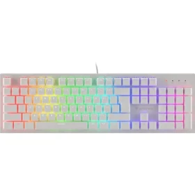 Genesis Thor 303 RGB Outemu Peach Silent biela / herná mechanická klávesnica / USB (NKG-1879)