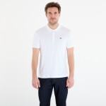 Tričko LACOSTE Short Sleeved Ribbed Collar Shirt White 4