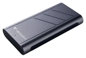 Verbatim TurboMetal SSD strieborná / Externý SSD disk / 2 TB / USB4 / R: 3700 MB/s / W: 3600 MB/s (32022)