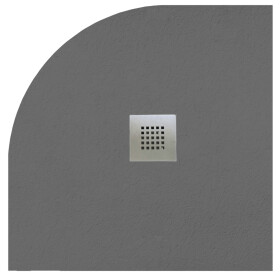 GELCO Sprchová vanička MITIA PMSR90 900x900 sivá profilovaná PMSR90