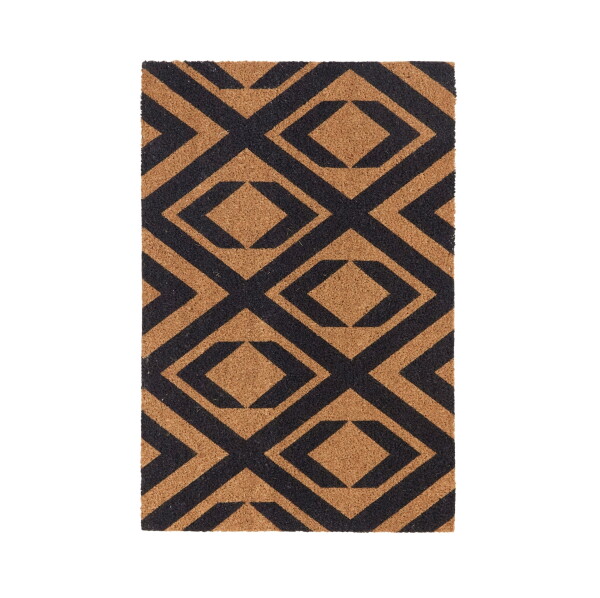 House Doctor Rohožka Indi Nature/Black 90 x 60 cm