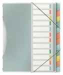 Esselte Colour'Ice mix farieb / Triediace dosky / 12 listov / PP (626256)