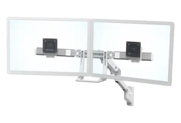 Ergotron HX Wall Dual Monitor Arm / nástenné rameno pre 2 monitory až 32 / biela (45-479-216)