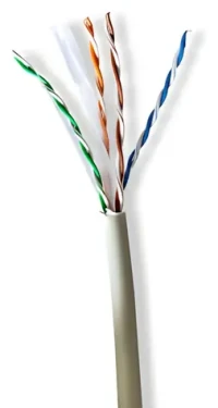 Nedis Cat6 šedá / Inštalačný kábel / U/UTP / Stranded / čistá meď / 305 m / LSZH (CCBG8525GY305)