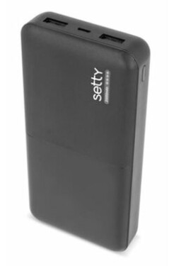 Setty Power banka 20000mAh čierna (GSM043161)