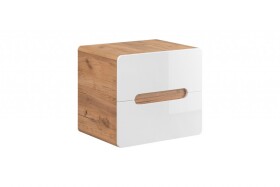 COMAD - Skrinka pod umývadlo na dosku 60cm 2 zásuvky ARUBA biela 5907611647226