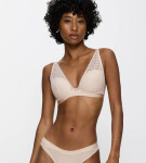 AURA SPOTLIGHT - Plunge čipka: vystužená a bez kostice Triumph CREAMY DREAM 80B