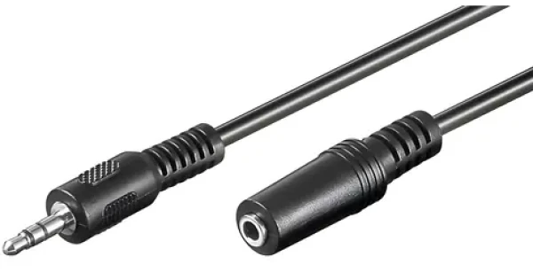 MicroConnect Predlžovací audio kábel čierna / Audio kábel / jack 3,5 mm (MF) / 20 m (AUDLR20)