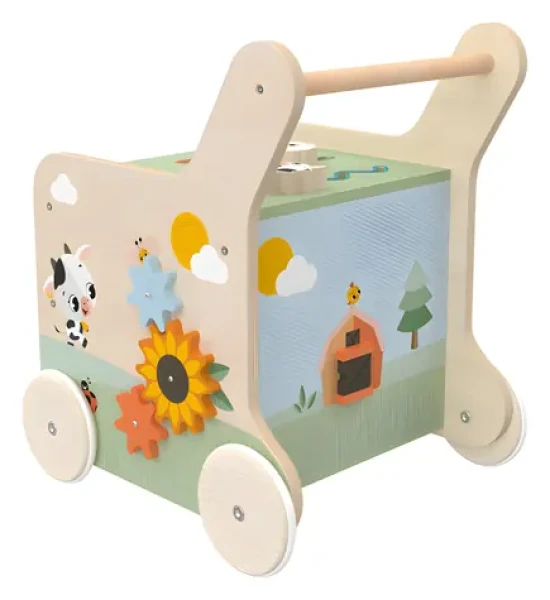 Tiny Love Farmers Funday / Chodítko s aktivitami / drevené / od 12 mesiacov (2222150931TL)