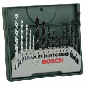 Bosch 15-dielny Mini-X-Line-Set vrtákov (2607019675)