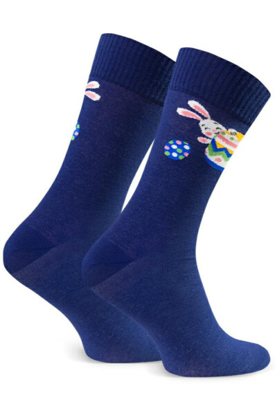 PÁNSKE VEĽKONOČNÉ PONOŽKY 136 tmavě modrá 41-43