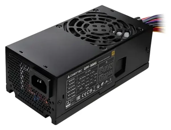 Chieftec SMART GPF-500G čierna / Zdroj / TFX / 500W / 80 PLUS Gold / aktívny PFC (GPF-500G)