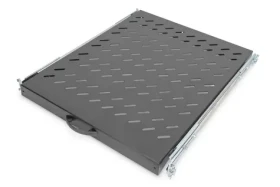 Digitus 19” čierna / Výsuvná polica / 1U / nosnosť 25 kg / 465 × 525 × 30 mm (DN-19 TRAY-2-800SW)