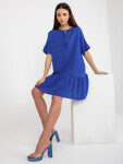 Dámske šaty D73761M30306B cobalt blue - Sublevel XL