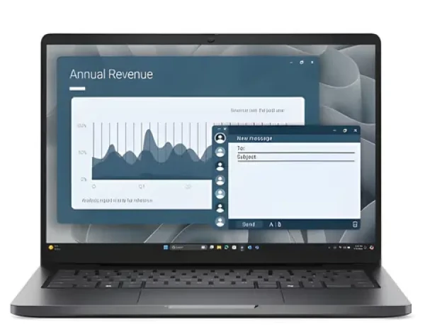 DELL Pro 14 PC14255 čierna / Notebook / 14 "IPS FHD+ / AMD RYZEN 5 220 / 8GB DDR5 / 512GB SSD / W11Pro (YGJFJ)