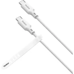 YENKEE YCU C115 WH SILIC Kábel USB-C (M) - USB-C (M) 1.5m biela / 60W (8590669357000)