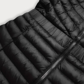 Vypasovaná černá dámská bunda model 17182469 - LHD Barva: odcienie czerni, Velikost: S (36)