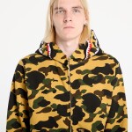 Mikina A BATHING APE 1St Camo Shark Full Zip Hoodie UNISEX Yellow M