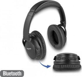 Delock Delock Bluetooth 5.0 Kopfhorer Over-Ear faltbar mit integriertem Mikrofon und intensivem Bass, bis zu 20 Stunden Laufzeit