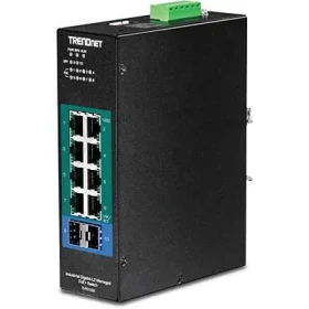 Trendnet TI-PG102i / Priemyselný switch / 8x Gigabit PoE+ / 2x SFP / 240 W / L2 managed / DIN-Rail (TI-PG102I)